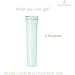 BEADNOVA Green Flower Water Tubes - 2.8 Inch Plastic Vials for Floral Arrangement (60 Pcs) - Buy Online on GoSupps.com