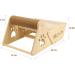 Yiotl Cat Hammock with Scratching Post - Elevated Sleeping Bed and Sisal Scratching Toy for Indoor Cats - Buy Online on GoSupps.com