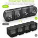 Buy Auvon 7-Day Pill Organizer | BPA-Free Tablet Box with 4 Compartments for Vitamins & Medications - Ideal for Morning Evening & Night Use - Buy Online on GoSupps.com