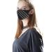 LOOKA | Protective Fashion Crystal Mask | Washable and Reusable | Comfortable | AG 4Line AB (Medium)