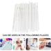 minkissy 120 Pcs Sticky Pen Nail Painting Pen Manicure Supply Rhinestone Painting Tool 5d Women Nail Art Tool Nail Picker Tool Crystal Picker Manicure Tools Take The Drill Gem Wax White - Buy Online on GoSupps.com