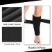 3 Pairs Lymphedema Compression Leg Wraps - Adjustable Medical Shin Splint Covers for Fatigue Relief (Black - Buy Online on GoSupps.com
