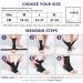 Adjustable Ankle Compression Support Sleeve for Men & Women - M Black - Buy Online on GoSupps.com