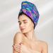 Colorful Mushrooms Microfiber Hair Towel - Super Absorbent Coral Velvet Wrap for Long Curly & Thick Hair - Quick Dry Hair Cap for Women - Buy Online on GoSupps.com