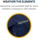 RUFFWEAR Sun Shower Rain Poncho - Lightweight Waterproof Dog Raincoat X-Small Midnight Blue - International Shipping Available - Buy Online on GoSupps.com