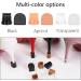 SooGree High Heel Protective Heel Caps - 8 Pairs, 4 Sizes | Heel Stoppers for Grass, Mud, Gravel | U-Black + Apricot - Buy Online on GoSupps.com