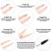 Precision Eyebrow Tweezers Set Pack of 6 - Rose Gold Tweezers Scissors Brush Kit for Women - Facial Hair Removal and Ingrown Hair - Includes Leather Case - Perfect Gift Item - Buy Online on GoSupps.com