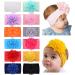 DOOBOI 12pcs Baby Girls Nylon Headbands with Chiffon Flower Bows - Hair Accessories for Newborns & Kids - Buy Online on GoSupps.com