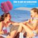 Sunscreen Sponge Applicator - Portable Sunblock Buddy Applicator | Children's Roller Sunscreen Dispenser | Ergonomic Sunscreen Roller Lotion Holder For School Trips Hiking Pink - Buy Online on GoSupps.com