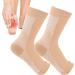 Kasmole Ankle Compression Cuff - Open Compression Stockings & Foot Sleeves for Swelling Relief | Available in Random Colors - Size L - Buy Online on GoSupps.com