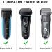 Yinke Case for Braun Series 3/ Series 5/ Series 7/ Series 9 3040s 3010S 5018s 5140s 7058cc 9460cc Electric Razor Shaver Hard Travel Protective Case Extra Room for Accessories and Charger Black - Buy Online on GoSupps.com