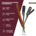 Sapiens Barbershop Razor for Men - Beard Razor + 20 Derby Blades & Carrying Bag - Wooden Handle Straight Razor Set (12 Pieces) - International Shipping Available - Buy Online on GoSupps.com