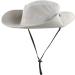 Mukeyo Womens Wide Brim Sun Hat | UV Protection, Foldable Ponytail Cap for Beach, Fishing, Hiking - Beige - Buy Online on GoSupps.com