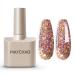MAYCHAO 15ML Glitter Gel Nail Polish 1Pc Princess Glitter Gel Nail Polish Soak Off UV LED Nail Gel Polish Nail Art Starter Manicure Salon DIY at Home 0.5 OZ