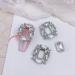 FEIlei Zircon Nail Rhinestones 3D Nail Charm Alloy Nail Jewelry Gem-Nail Art Decoration