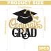 3Pcs Congrats Grad Graduation Cake Topper 2024 Class of 2024 Cake Topper Graduation Decorations Black Glitter College Graduation Cake Decorations Graduation Party Decorations Supplies - Buy Online on GoSupps.com