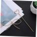 FRCOLOR Vintage Hair Clips Hollow- Out Hairpin Metal Hair Barrettes Bridal Hair Clip Metal Hair Clips Metal Hairclip Bows for Hair Womens Hair Clips Women Hair Pin Bride Wedding Headgear - Buy Online on GoSupps.com