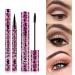 Waterproof Mascara 4D Silk Fiber Lash Mascara and Eyeliner Set - Women Cosmetics Eye Makeup for Longer Thicker Lashes Xinrimoy - Buy Online on GoSupps.com