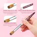 Saviland Acrylic Nail Brush Set - 4PCS Pink Leopard Print Brushes for Nail Extensions & Carving - Sizes 8/10/12/14 - Buy Online on GoSupps.com