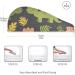 Dinosaur Hair Towel 2 Pack - Super Absorbent Quick Dry Hair Turbans for Women & Girls - Buy Online on GoSupps.com
