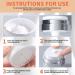 3Pcs Portable Airless Pump Cosmetic Containers - 15ml, 30ml, 50ml Sizes - Refillable Travel Bottles for Lotions, Creams, Makeup - Buy Online on GoSupps.com