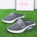 LELISKA Sevensmz Women's Air Cushion Slip-On Walking Shoes - Grey EU 43 | Orthopedic Diabetic Platform Shoes - Buy Online on GoSupps.com
