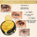 24K Gold Eye Mask - 60 Pcs Under Eye Patches for Puffy Eyes, Dark Circles, Hydrating Skincare for Eye Bags and Wrinkles - Buy Online on GoSupps.com
