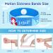 LYJEE Sea Sickness Wristbands for Kids | Motion Sickness Relief Bands | Non-Drowsy Acupressure Treatment for Cruise Ship Travel | Small Size - Love Ocean Design - Buy Online on GoSupps.com