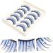 POPETPOP 5 Pairs Fake Lashes Natural False Eyelashes Rhinestone Eyelashes Diamond Lashes Blue Lashes Reusable Black Eyelashes Lashes with Color Fiber With Diamond Rhinestones - Buy Online on GoSupps.com