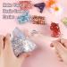 Renfio 50g Holographic Heart Shaped Glitter Confetti Sequins for DIY Art & Decorations - Shiny Laser Silver Chunky 1.75 oz - Buy Online on GoSupps.com