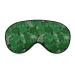 Green Paisley Sleep Mask for Women Adjustable Sleeping Eye Shades Cover with Elastic Strap