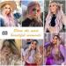 Esmee Long Wavy Blonde Pink Highlight Synthetic Wig - Heat Resistant for Women - Ideal for Daily, Party, Cosplay - Buy Online on GoSupps.com