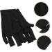  Healvian Healvian 8 Pairs of Gloves UV Shield Glove Bronzing Beads for Face Nail Gel Nail Shape Gel UV Nail Lamp Hand Soap Nail Art Supplies Fabric Black - Buy Online on GoSupps.com