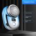 Mini Electric Shaver for Men - Compact Portable Design USB Charging Intelligent Digital Display - Gradient Blue - Buy Online on GoSupps.com
