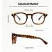 Cyxus Blue Light Filter Glasses for Men & Women - Fashionable Computer & Gaming Glasses - Karet Tortoise Style (Model 8155) - Buy Online on GoSupps.com
