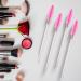 ReaZX Disposable Mascara Wand Eyebrow Eyelash Spoolie Brush for Extensions Crystal Pink Eyelash Brushes for Eyebrow Castor Oil Brush 100 Pcs - Buy Online on GoSupps.com