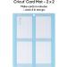 Cricut Card Mat 2x2 | Reusable Craft Mat for Bulk Card Making | Non-Slip, Create 4 Cards Simultaneously | Compatible with Cricut Maker & Explore Machines - Buy Online on GoSupps.com