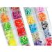 UUYYEO 2 Boxes 3D Clay Nail Art Slices - DIY Nail Art Supplies with Assorted Flowers and Fruit Slices - Buy Online on GoSupps.com
