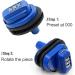 RioRand Trigger Lock 3-Digit Combination Gun Lock Set - Blue (5PCS) | Gun Safety Accessories - Buy Online on GoSupps.com