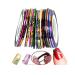 BNP 30Pcs Mixed Colors Rolls Striping Tape Line Nail Art Tips Decoration Sticker