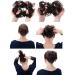 CAISHA by PRETTYSHOP Large Hairpiece Scrunchy | Instant Updo Curly Messy Bun Brown Blond Mix | G32E Brown Blond Mix #6H613 - Buy Online on GoSupps.com