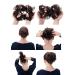 CAISHA by PRETTYSHOP XXL Hairpiece Scrunchy Updo Bridal Hairstyle - Voluminous Wavy Messy Bun in Gray Mix | G10F & 9T60B - Buy Online on GoSupps.com