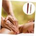 Gleavi Wooden Acupuncture Rod (2x3pcs) | Foot Massage Roller & Body Massager | Wood Massage Device for Pain Relief & Wellness - Buy Online on GoSupps.com