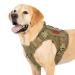 OneTigris Dog Harness FIRE Watcher Tactical Dog Vest MOLLE Dog Training Service Dog Harness 1000D Nylon (L Brown) L Brown