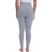 Amorbella Maternity Leggings | Over Bump Cotton Soft Pants for Yoga & Pajamas | Light Gray - Buy Online on GoSupps.com