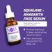 Buy Squalane & Amaranth Extract Face Serum - Pore Minimizer & Anti-Aging Oil - Skin Brightening & Hydrating Skincare - Travel Size - Sulfate Free for Men & Women - 1 oz - Buy Online on GoSupps.com