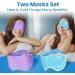 Heated Eye Mask for Dry Eyes Relief - Moist Heat Compress Therapy for Styes - Microwavable & Reusable - Includes Gel Eye Mask (1-Pack) - Buy Online on GoSupps.com