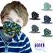 50 Pack Dinosaur Print Children's 3-Layer Disposable Face Masks - WEXCV Breathable Bandana Fabric - Buy Online on GoSupps.com