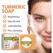 Turmeric Cleaning Soap - Dark Spot Corrector Remover - Natural Soap Bar for Body & Face - Skincare Handmade Soap Bar for Brighten Acne Dark Spots Hyperpigmentation Smooth Skin - Buy Online on GoSupps.com