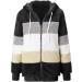 Hanxiulin Women's Fleece Plush Jacket - Warm Zip-Up Hooded Sweatshirt Breathable Fluffy Wool Coat XL Black - Buy Online on GoSupps.com